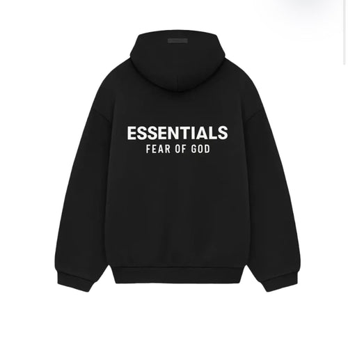 Fear of God Essentials (FW24) Fleece Hoodie Black