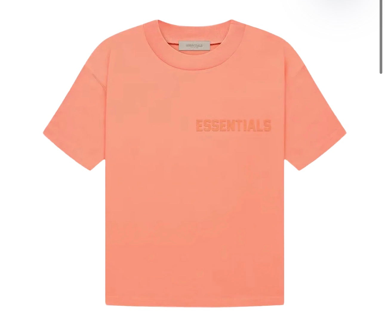 Fear of God Essentials (PF22) T-Shirt Coral