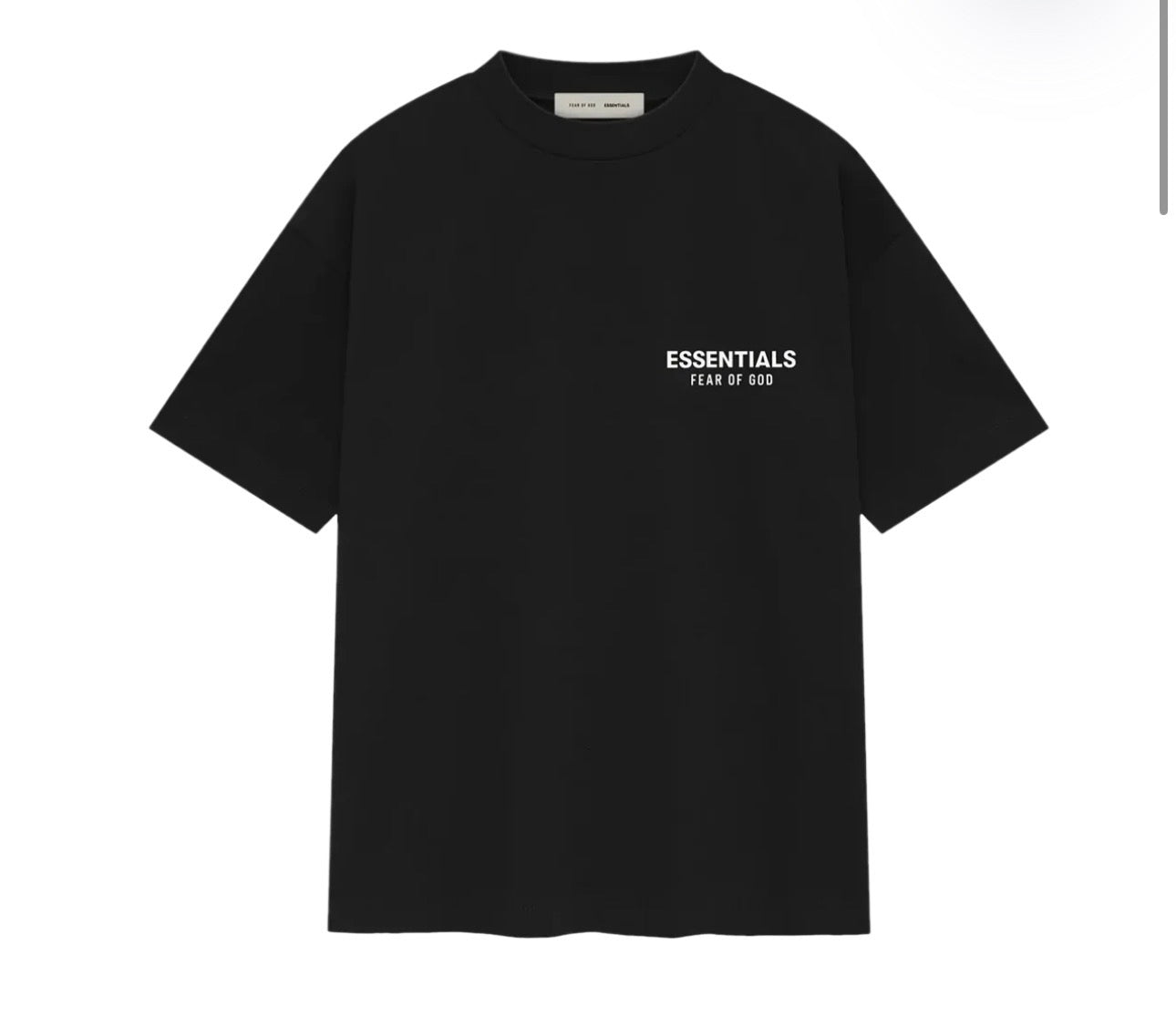 Fear of God Essentials (SS25) T-Shirt Jet Black