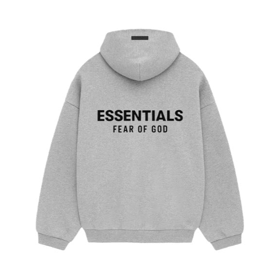 Fear of God Essentials (FW24) Fleece Hoodie Light Heather Gray